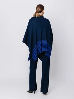 Maxi poncho in maglia