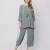 Maxi t-shirt a costine piatte
