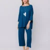 Maxi t-shirt a costine piatte