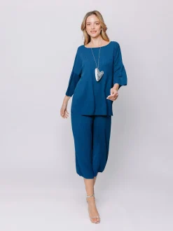 Maxi t-shirt a costine piatte