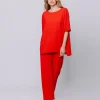 Maxi t-shirt a scatola in tessuto goffrato