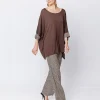 Maxi t-shirt con inserti Micro Animalier