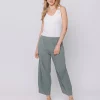 Pantalone a costine piatte