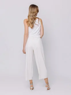 Pantalone a costine piatte