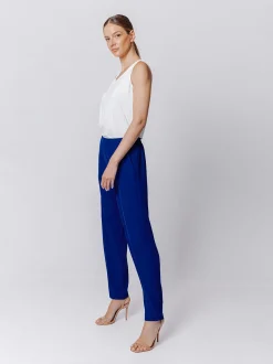Pantalone chino in cady fluido