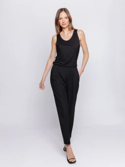 Pantalone chino in cady fluido