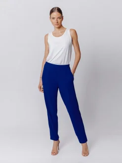 Pantalone chino in cady fluido