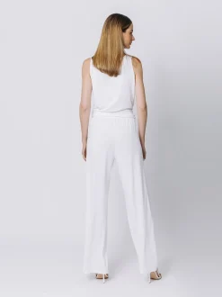 Pantalone elastico BIANCO