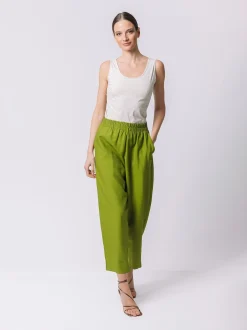 Pantalone gaucho in viscosa