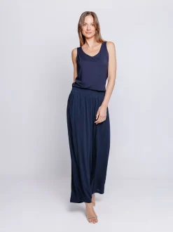 Pantalone gaucho in viscosa