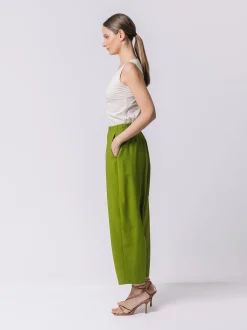 Pantalone gaucho in viscosa