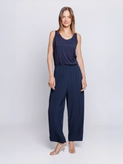Pantalone gaucho in viscosa