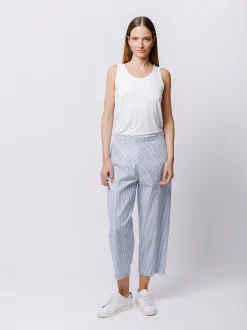 Pantalone in tessuto SEERSUCKER