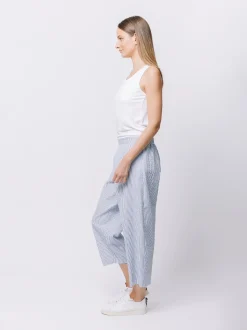 Pantalone in tessuto SEERSUCKER