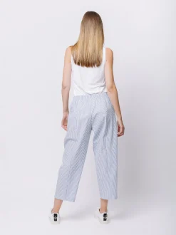 Pantalone in tessuto SEERSUCKER