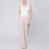 Pantalone morbido in doppio strato di chiffon