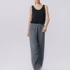 Pantalone morbido in doppio strato di chiffon