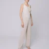 Pantalone morbido in doppio strato di chiffon