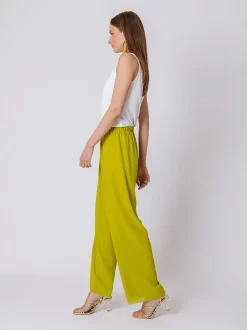 Pantalone morbido in doppio strato di chiffon