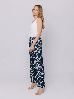 Pantaloni BLUE FOLIAGE