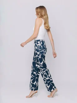 Pantaloni BLUE FOLIAGE