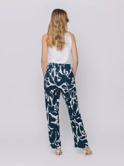 Pantaloni BLUE FOLIAGE