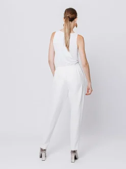 Pantaloni chino mano lana