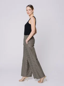 Pantaloni clown Shiny Stripes