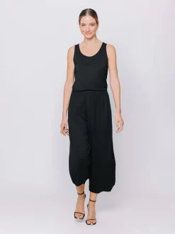 Pantaloni cropped in jersey
