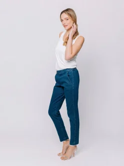 Pantaloni denin modello chino
