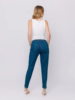 Pantaloni denin modello chino