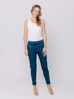 Pantaloni denin modello chino