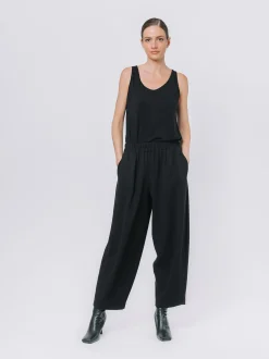 Pantaloni gaucho in crepe