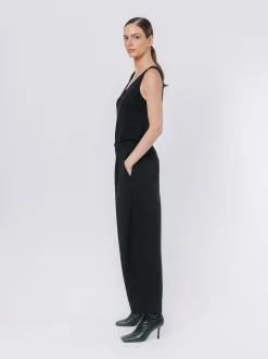 Pantaloni gaucho in crepe
