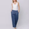 Pantaloni gaucho micro gessati