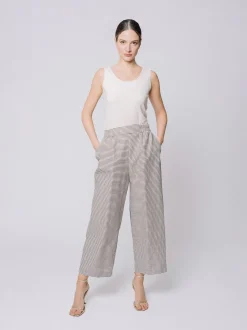 Pantaloni gaucho Shiny Stripes