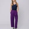 Pantaloni in crepe affusolati