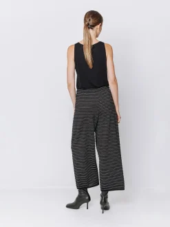 Pantaloni in maglia a righe