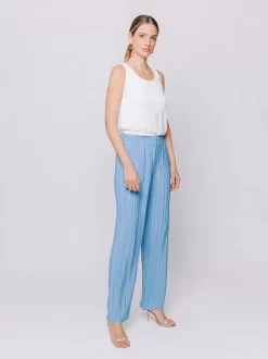 Pantaloni in plissé