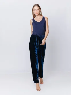 Pantaloni morbidi in velluto