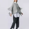 Poncho con frange