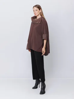 Poncho in pile