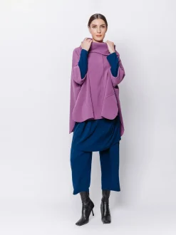 Poncho in pile
