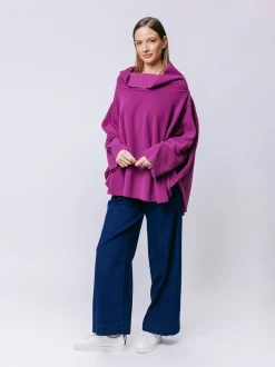 Poncho in pile