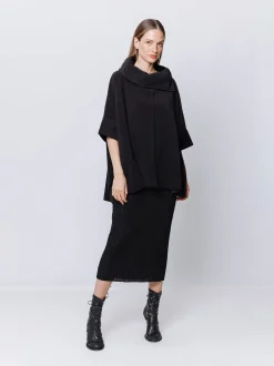 Poncho in pile