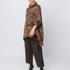 Poncho melange Multicolore