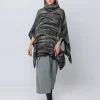 Poncho melange Multicolore