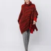 Poncho melange Multicolore
