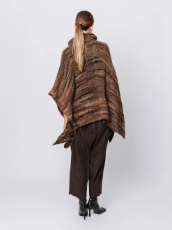 Poncho melange Multicolore