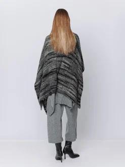 Poncho melange Multicolore